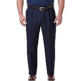 Haggar Men's Premium Comfort Classic Fit Pleat Front Pant Reg. and Big & Tall Sizes