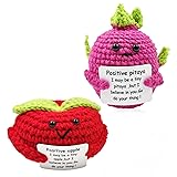SIMXEHAY Funny Positive Apple Pitaya,Cute Knitted