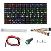 KLAYERS P2.5-64x32-B RGB Matrix,Compatible with Raspberry pi Raspberry Pi/Pi Pico / ESP32,2048 Individual RGB LEDs, 2.5mm Pit