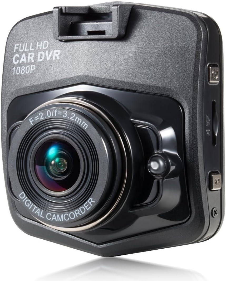 JACKDODO 2.4" LCD Full HD 1080P Black Dashcam Car Dvr Camera,Novatek NT96220,G-sensor,Parking Monitor,Motion Detection,Loop Recording,Night Vision