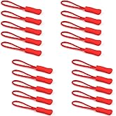 Red Snail 20PCS Zipper Pull - Bright Helper, Replacement, Nylon Pulls Tab for Backpacks