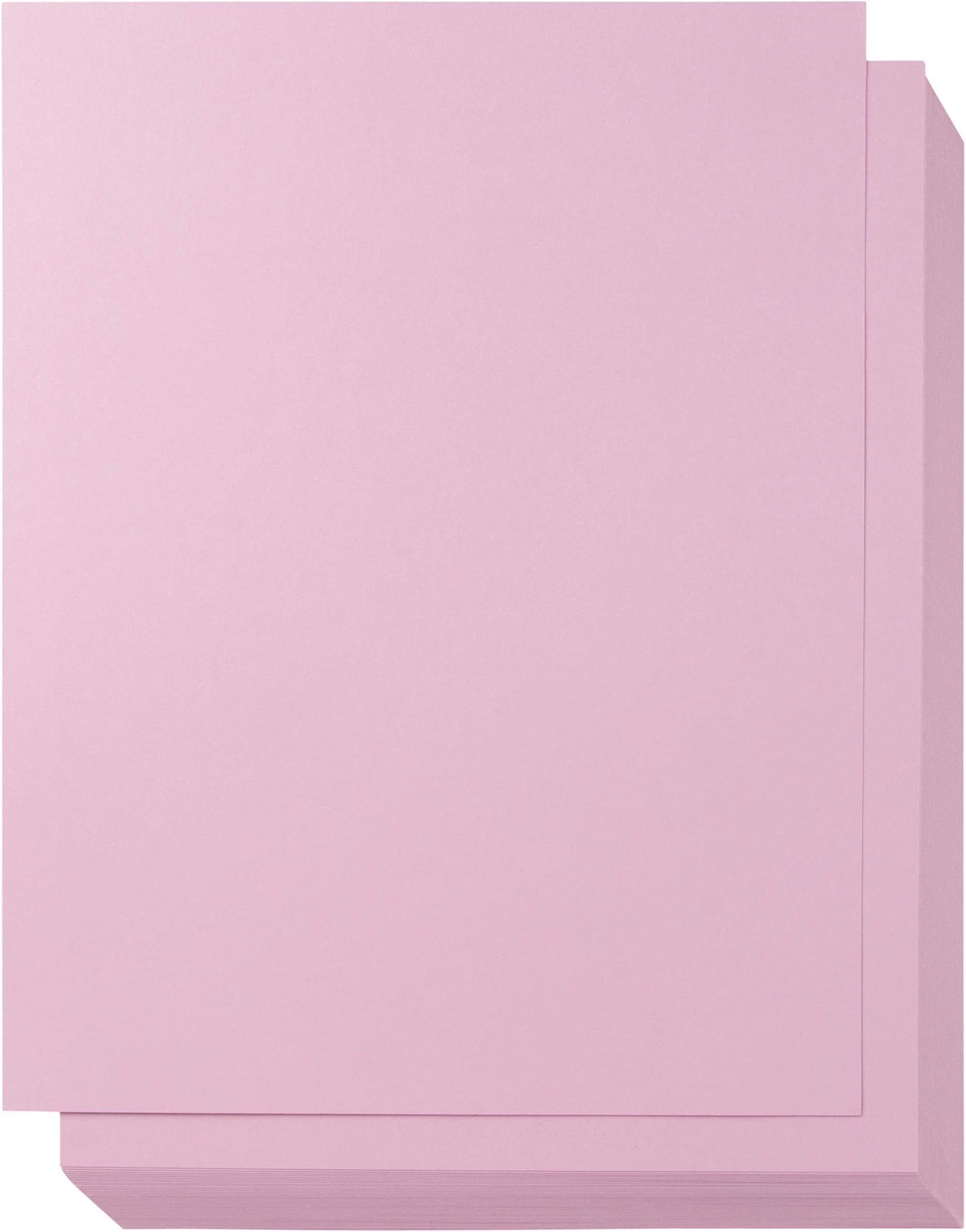 Sustainable Greetings Pink Colored Offset Cardstock Paper, Laser Printer Compatible (8.5 x 11 in, 50 Pack)