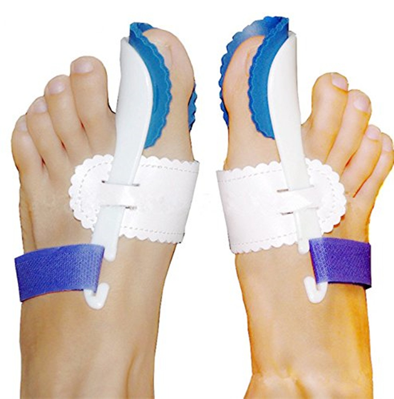 Careforyou® Night Time Splint Big Toe Straightener Bunion Hallux Valgus Corrector Regulator Stretcher Support Separators Foot Care Pain Relief