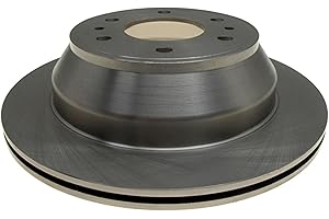 ACDelco Silver Rear Brake Rotor 18A1207A | GM 19241818 Brake Rotors for Select Buick Rainier,Chevrolet Trailblazer, SRR,GMC Envoy, Isuzu Ascender, Oldsmobile Bravada, Saab 9-7x, and more