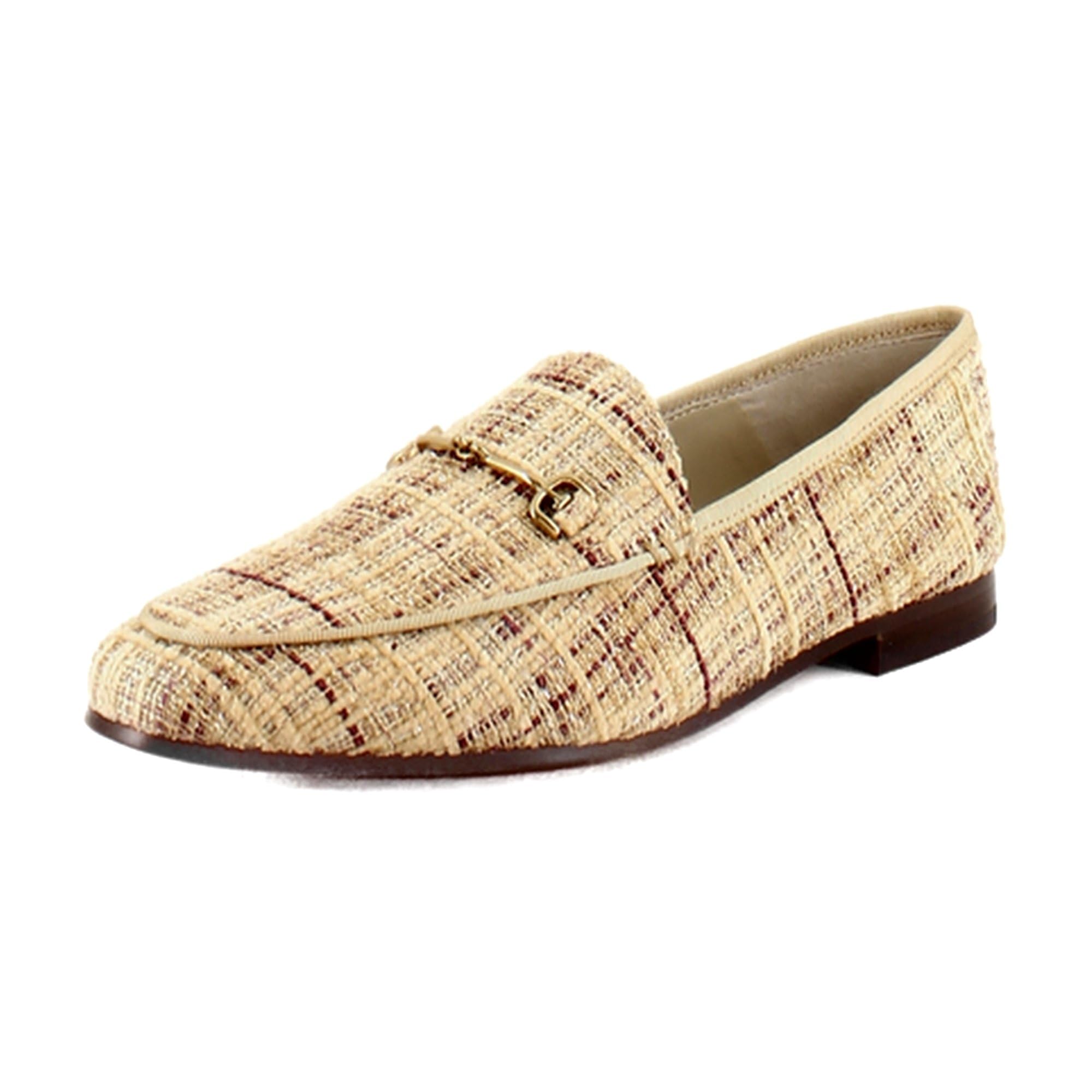 Sam Edelman Women's Loraine Loafer Pale Gold Boucle 7.5 Medium Image