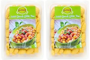 Sanniti Gluten Free Italian Pasta (Pack of 2) (Potato Gnocchi, 17.5 oz)