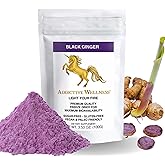 Addictive Wellness Thai Black Ginger for Men, Thai Black Ginger Supplement to Support Energy Metabolism, Endurance & Performance, Freeze Dried Black Ginger Powder, 100 Grams, Vegan & Paleo