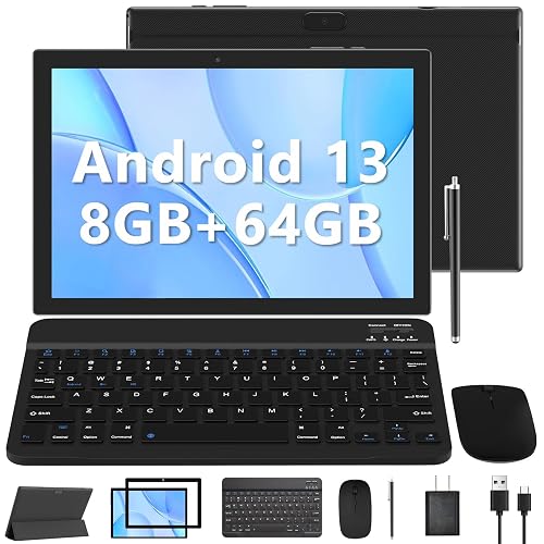 IWEGGO Android 15 Tablet with Case, 7 Inch 8GB RAM+32GB ROM/ 1TB ...
