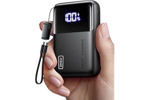 INIU Power Bank, 20000mAh 65W Ultra Compact USB C Laptop Portable Charger, PD QC Fast Charging 3-Output External Battery Pack for Laptop MacBook iPad Tablet Steam Deck iPhone 17 16 15 Pro Samsung S24