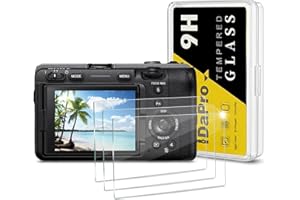 iDaPro Screen Protector for Sony Alpha FX30 Cinema Camera[3 Pack] Tempered Glass Easy Installation