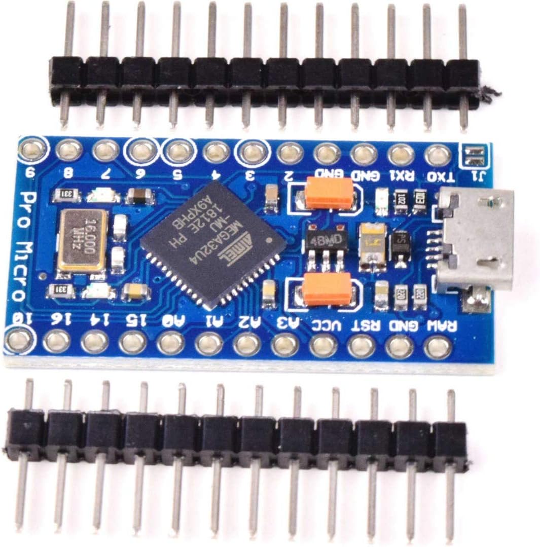 Pro Micro ATmega32U4 Board 5V 16MHz – Compatible With Arduino (Unbranded)