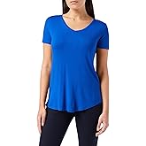 Amazon Essentials Women's Relaxed-Fit Short-Sleeve V-Neck Tunic (Available in Plus Size)
