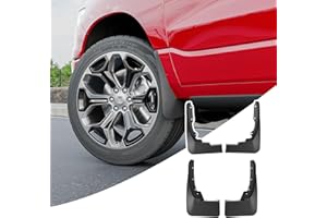 CZmenghe Splash Guard Compatible with 2019-2025 Dodge Ram 1500 Mud Flap ABS 4PCS Front and Rear Mudguard Replacement for 2019-2025 Dodge Ram 1500 Accessories