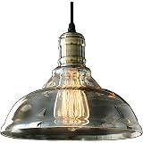 Hängeleuchte Retro-Design, E27, Metall-Schirm Weiß, Für Küche & Wohnzimmer