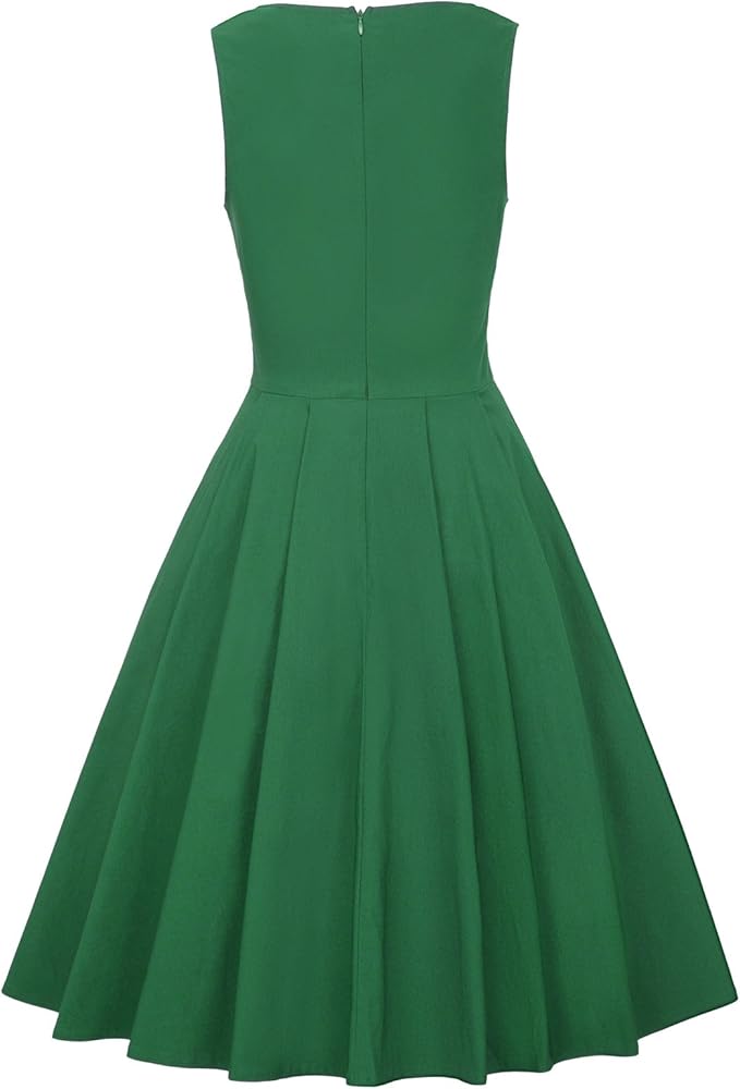 robe rockabilly verte