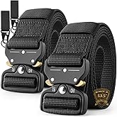 Tactical Belt, Military Nylon Web Belt for men, with Heavy Duty Quick Release Buckle, police Belt used for military training
