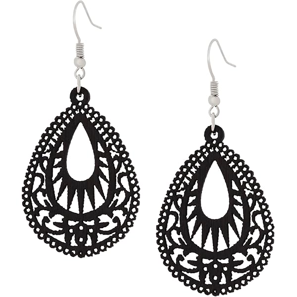 MALOYANVE Teardrop Earrings For Women Girls Boho Fashion Large Gold...