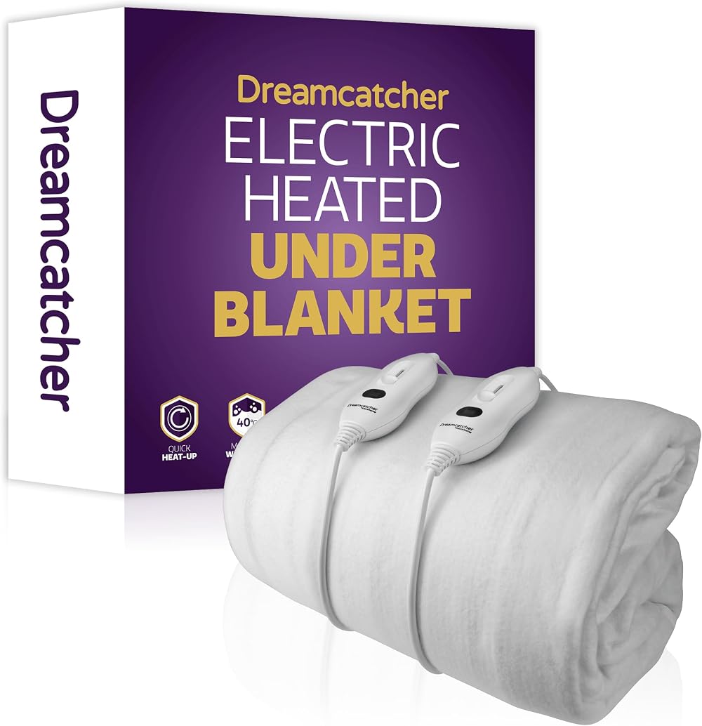 Dreamcatcher Superking Electric Blanket 203x182cm Fully Fitted 3 Heat Settings