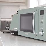 Haden Cotswold Green Microwave 800W Retro 20L Compact Digital Oven view 5