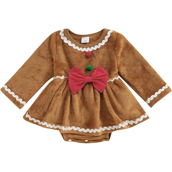 Amazon.com: Ayalinggo My First Christmas Baby Girl Outfit Gingerbread Man Newborn Long Sleeve Romper Dress Infant Fall Weinter Clothes (Coffee, 0-3 Months): Clothing, Shoes & Jewelry Amazon.com: Ayalinggo My First Christmas Baby Girl Outfit Gingerbread Man Newborn Long Sleeve Romper Dress Infant Fall Weinter Clothes (Coffee, 0-3 Months): Clothing, Shoes & Jewelry