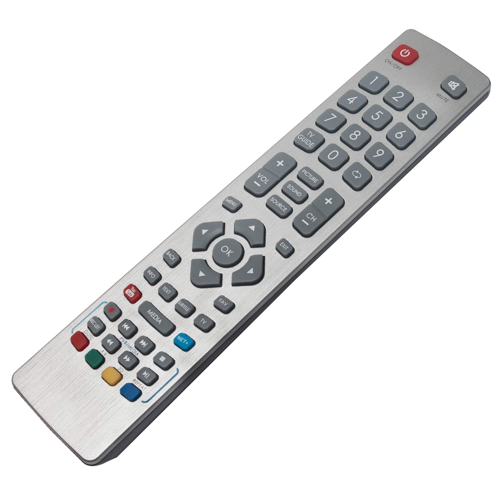 ALLIMITY Remote Control Replace Fit for TV LC-43CFE6131K LC-43CFE6241K LC-49SFE7451K LC-32CFE6242K LC-32CHE6131K LC-32CFE6351K LC-40CFE6241K LC-49CFE5001K