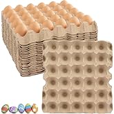 20 Flats 30-Cell Egg Crate?Holds 30 Eggs?, Cardboard Egg Cartons, Sturdy and Stackable Egg Flats, Perfect Egg Crates for Fresh Eggs, Chicken Farm, by IHDYPPEW