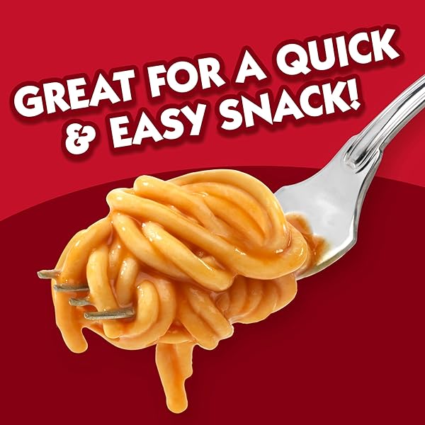 CAMPBELL’S CANNED SPAGHETTI, SNACKS FOR KIDS AND ADULTS,15.8 OZ CAN
