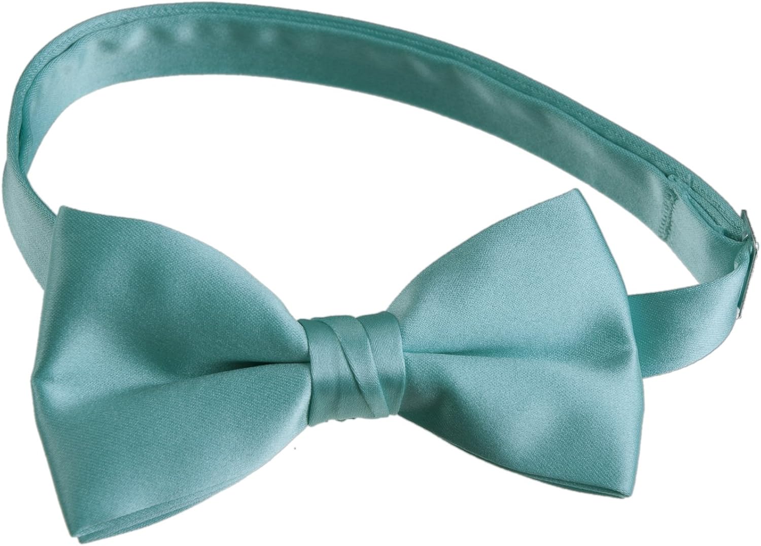 Pre Tied Bow Tie with Adjustable Neck Strap (Adults, Spa Blue) at