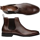 Dunross & Sons Dress-Casual Chelsea Boots for Men, Stylish Shoes for Men - Mens Casual Boots w/Padded Ortholite Footbed for A