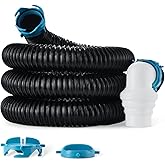 Amazon Basics RV Sewer Hose Kit, 15 ft, Black