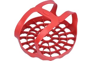 YOUTHINK Multifunctional Silicone Steamer Basket and Bakeware Sling, Heat Impervious Pressure Cooker Lift for 6/8Qt Instant P