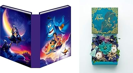 Amazon Amazon Co Jp限定 アラジン Movienexコレクション 日比谷花壇コラボレーションオリジナルオルゴールフラワー付き ブルーレイ Dvd デジタルコピー Movienexワールド Blu Ray 映画
