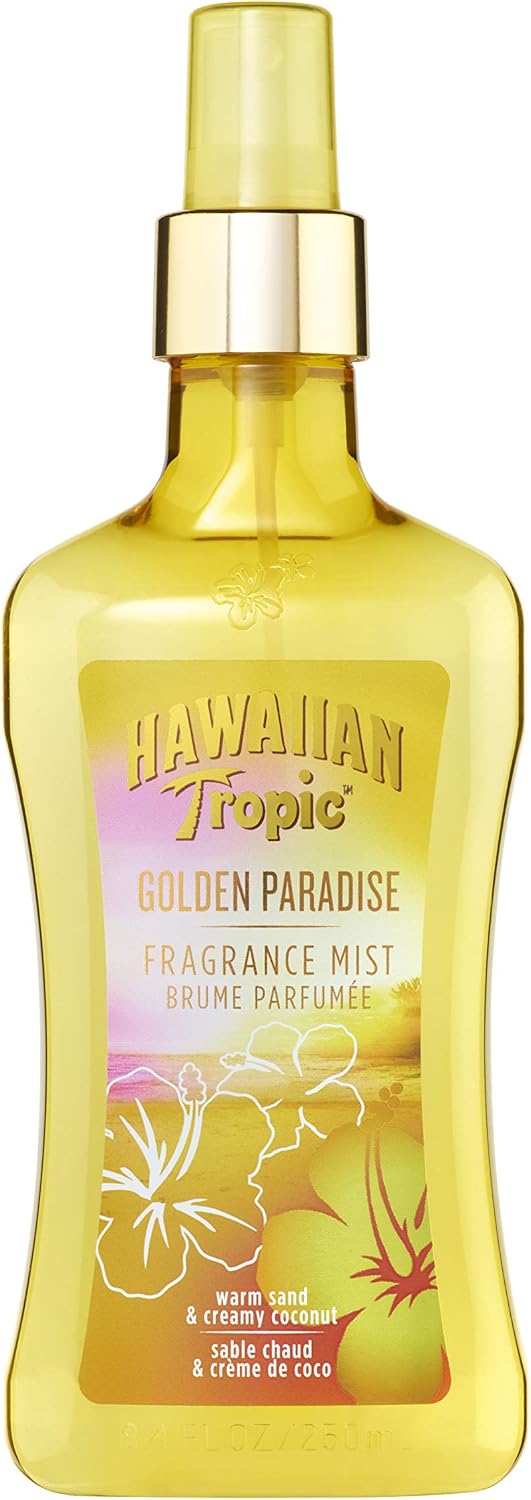 Hawaiian Tropic Golden Paradise Body Mist, 250 Ml, Golden Yellow, 250 ml (Pack of 1)
