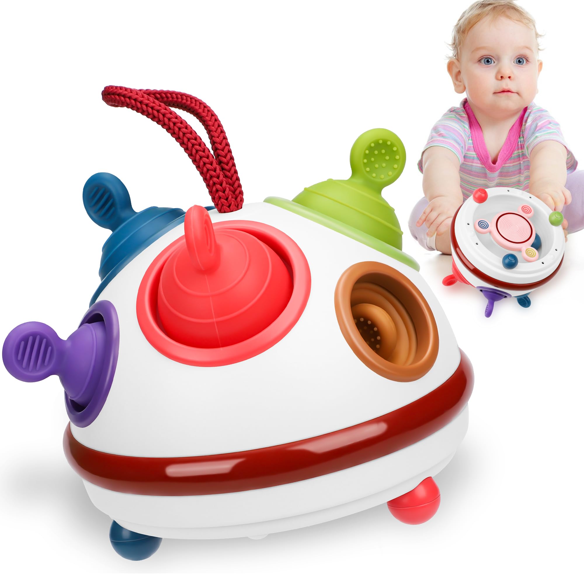 Photo 1 of TOHIBEE Baby Toys for 6-12 12-18 Months, Baby Pop Fidget Toys for Babies 6 9 12 18 Months, Infant Newborn Developmental Toys Gifts for 1 2 Year Old Boys Girl