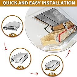 Attic Tent Insulation Cover with Zipper