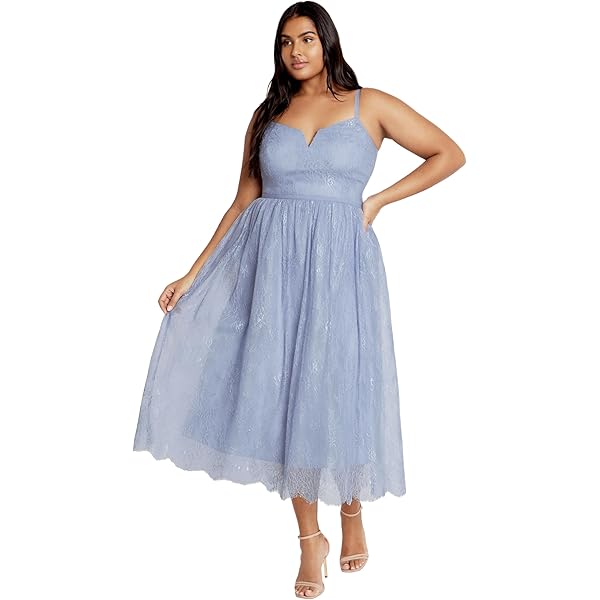 City Chic Plus Size Dress Love Pleat Jade at Amazon Women's Clothing store