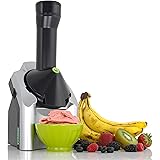 Yonanas Classic Vegan Non-Dairy Frozen Fruit Soft Serve Dessert Maker BPA Free, Includes 36 Recipes, 200-Watts, Silver