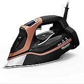 Rowenta Iron Steam Force Pro Steam Iron for Clothes, 1850 Watts, 5 Presets Smart Screen, Stainless Steel Soleplate, High-Effi
