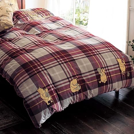 Amazon ベルメゾン ディズニー 掛け布団カバー アップリケ付き 掛けふとんカバー クラシック プー セミダブル 掛けふとんカバー オンライン通販