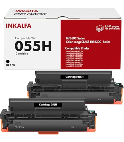 Amazon.com: 055H 055 Toner Cartridge Set for Canon MF743Cdw