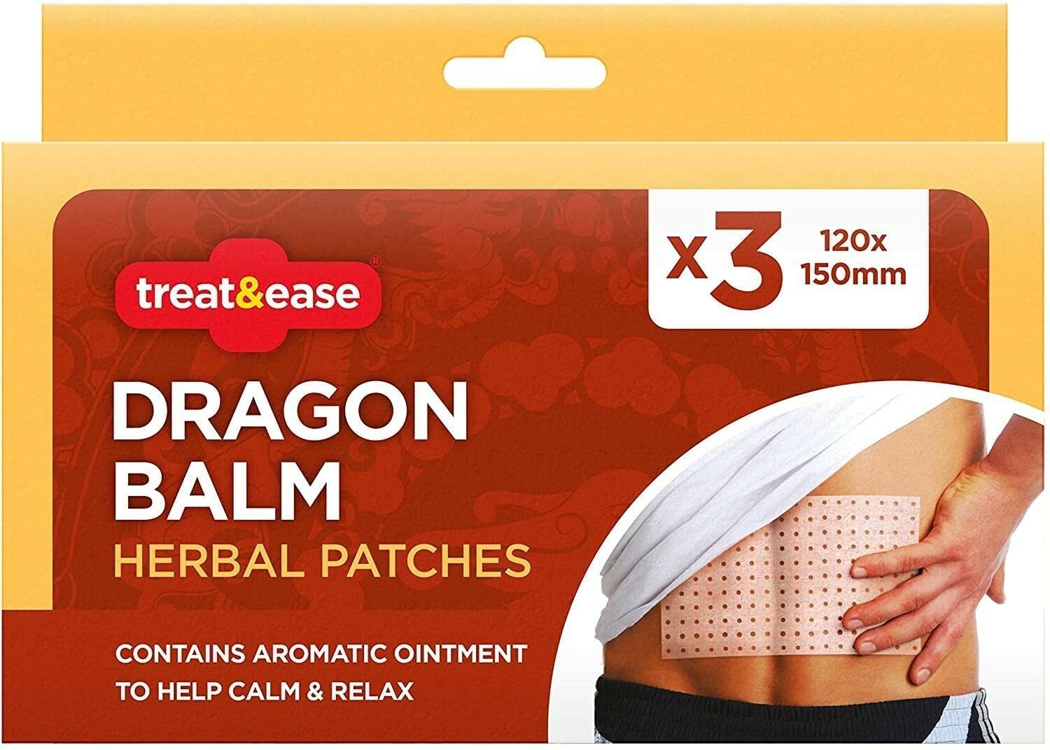 12pk Dragon Balm Herbal Patches