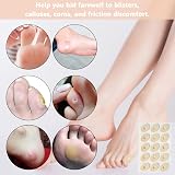 MEKEET Corn Cushions 60PCS Oval Soft Latex Sponge Toe Plasters Anti Friction view 4