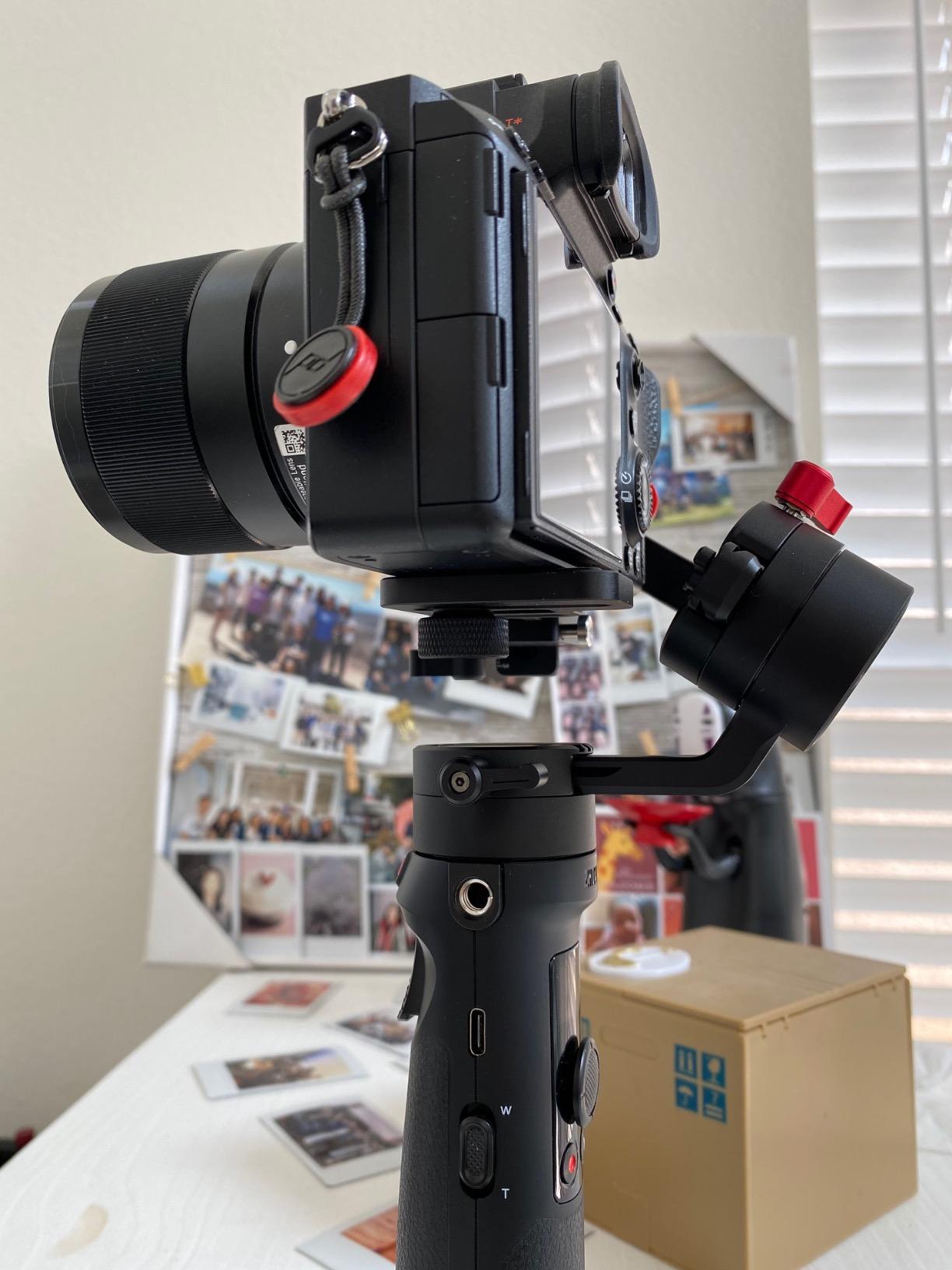 Zhiyun Crane M2 3Axis Gimbal Stabilizer for Lightweight Mirrorless Camera, Action Camera