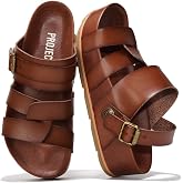 Project Cloud Platform Sandals for Women Strappy Wedges Plush Insole 2026 | Comfortable and Lightweight Fashion Wedge Sandals for Women - Non-Slip Sole with Adjustable Strap for Every Occasions