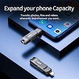 SSK 128GB USB C USB A Dual Drive 200 MB/s Read 150 MB/s Write Metal Swivel view 4