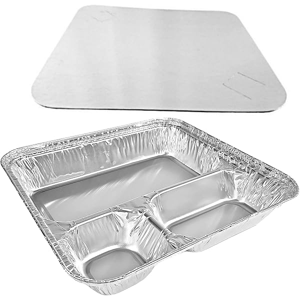 Amazon.com: Disposable Aluminum 4 Compartment T.V Dinner Trays