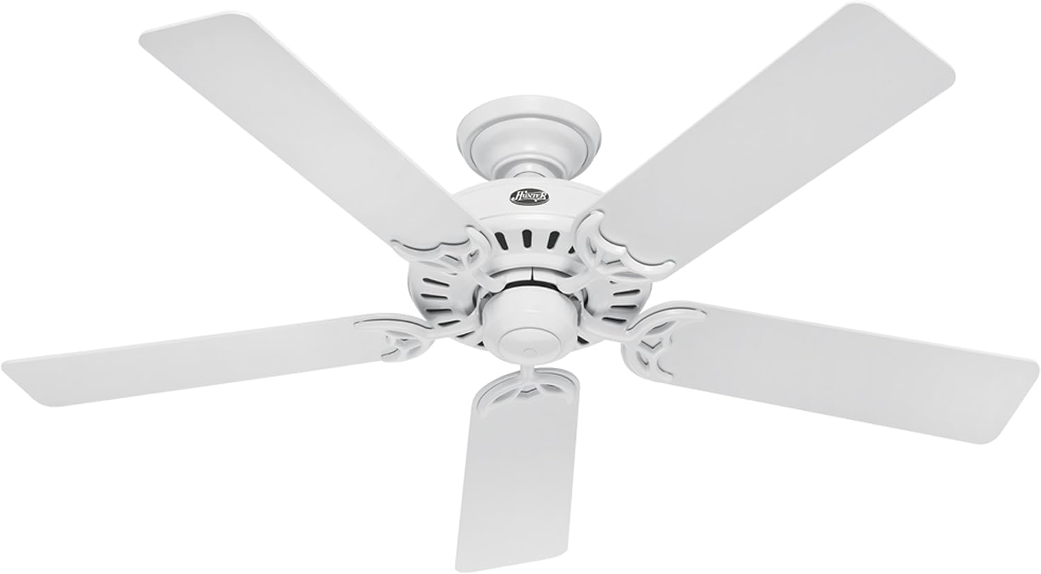 Hunter 25517 52 Inch Summer Breeze 5 Blade Ceiling Fan White