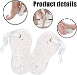 JOYVOX Natural Pumice Stone Pair Foot Scrubber Exfoliating Callus Remover Hard view 3