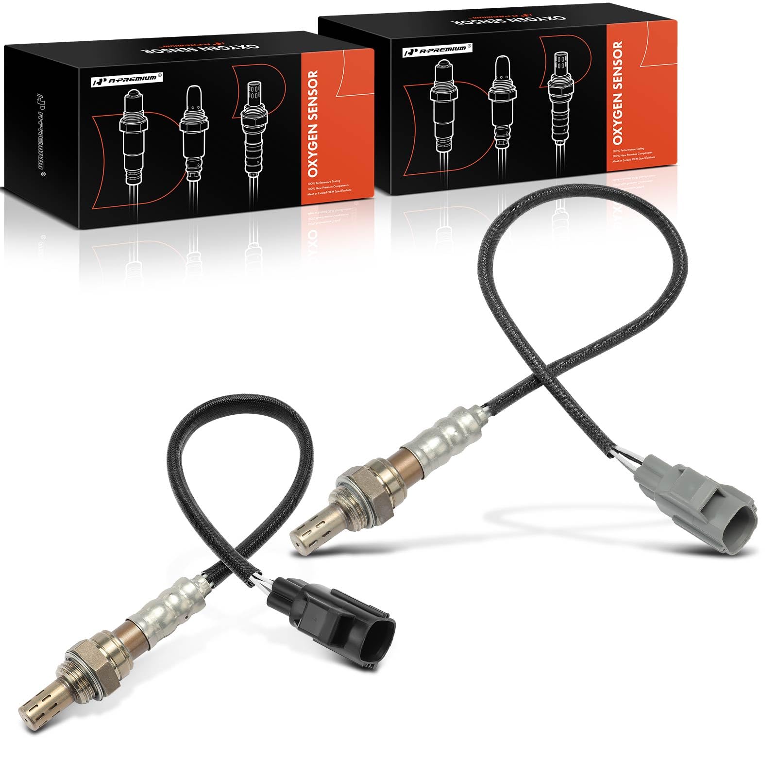 Photo 1 of A-Premium O2 Oxygen Sensor Compatible with Ford Focus 2008 2009 2010 2011 2.0L, Upstream and Downstream, 2-PC Set