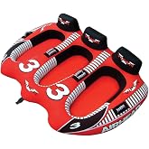 Airhead Viper Towable 1-3 Rider Models, Tube for Boating and Water Sports, Heavy Duty Full Nylon Cover